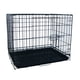 thumbnail image 1 of Jaula para perros YML plegable y liviana de 30 pulgadas con bandeja negra, 1 of 1