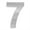 Silver, variant on Barton 6 Inch Floating House Number "1" Stainless Steel Anti-Rust House Address Numbers for Outside, Mailbox Yard Home Front Door, Black Finish