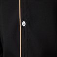 thumbnail image 3 of Playeras Y Camisas Para Hombre Camisa de color sólido informal de negocios a la moda para hombres con mangas largas (Black, S), 3 of 6