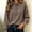Coffee, variant on Henley Sweatshirt Women's Henley Sweatshirt Button Front Long Sleeve Puff Sleeve Pullover Top