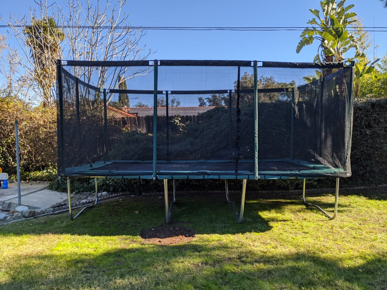 Galactic Xtreme 10x17 FT Outdoor Rectangle Trampoline with Net Enclosure 750Lbs Heavy Weight Jumping Capacity - Outdoor Gymnastics Trampolines for Adults and Kids - image 3 of 7