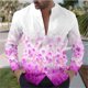 thumbnail image 1 of Camisa de cuello abotonado para hombre de primavera y otoño Camisa de manga larga nueva de moda casual multicolor para hombre estampada suave y cómoda, 1 of 6
