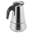 thumbnail image 2 of 300/450/600ml Coffee Maker Mocha Coffee Maker Professional Simple Pot Moka Stainless Steel Filter Italian Espresso Coffee Maker Percolator Tool Type 2, 2 of 7