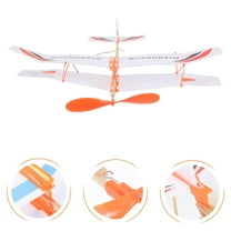 GAXIRE 3pcs Rubber Band Powered Toy Planes Set for Kids Outdoor Play and Adventure Fun
