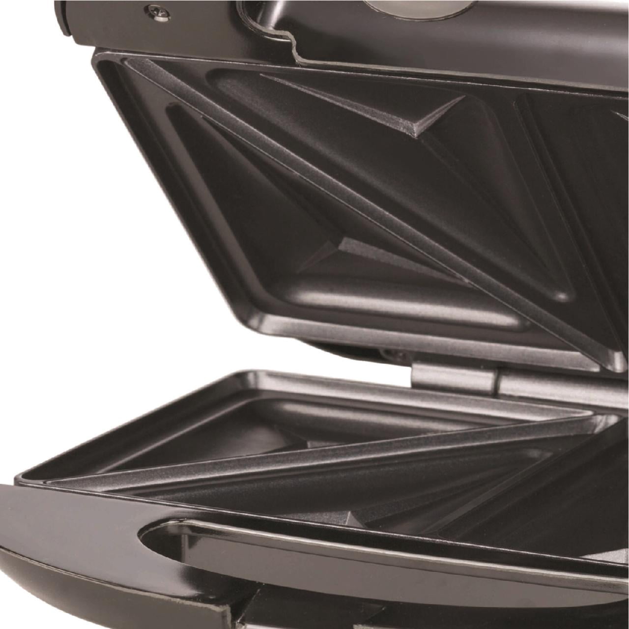 Brentwood Nonstick Compact Dual Sandwich Maker (Black), TS-240BPT