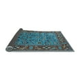 thumbnail image 2 of Ahgly Company Indoor Round Oriental Light Blue Industrial Area Rugs, 6' Round, 2 of 4
