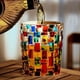 thumbnail image 1 of Vaso de whisky de cristal colorido, 1 of 3