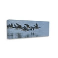 thumbnail image 3 of Stupell Industries Flying Geese Wings Flapping Calm Ocean Water Canvas Wall Art, 24 x 10, Design by Nancy Crowell, 3 of 5