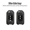 thumbnail image 2 of Zinc Filp Key Fob Cover for Honda Jade Accord CR-V HR-V City Odyssey Keychain, 2 of 11