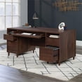 thumbnail image 3 of Pemberly Row Place Engineered Wood Executive Desk in Grand Walnut, 3 of 17