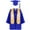 Dark Blue, variant on BloomJoy 4-14T Preschool Kindergarten Graduation Gown Cap Set with 2025 Tassel and Graduation Stole for Child Homeschool Dark Blue 4-6 Years Little Kid