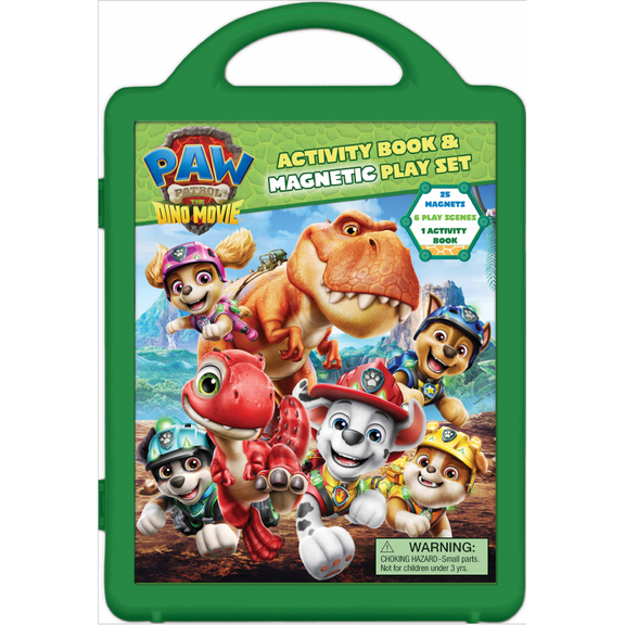Paw Patrol the Dino Movie: Book and Magnetic Play Set (Hardcover)