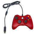 thumbnail image 4 of Manette Sans Fil/filaire pour Xbox 360 Manette de Jeu avec Double Vibration Compatible avec Xbox 360/Android/TV et PC Windows (Bleu Sans Fil), 4 of 7
