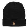 thumbnail image 5 of The Liberty Bell Embroidered 12 Inch Long Knitted Beanie - Black OSFM, 5 of 5