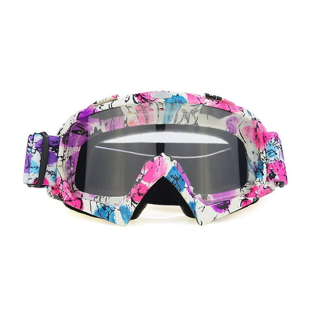 Gafas de motocross para ciclismo, gafas de esquí con cojín esponjoso antirreflectante flexibles