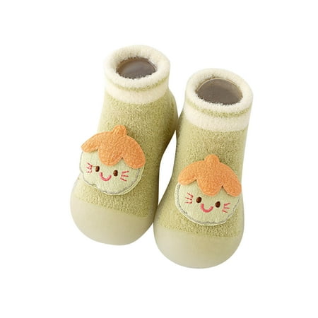 

WZHKSN Baby Newborn Infant Kids Green Comfortable Shoes 26