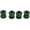 Green, variant on Wolf Tooth 1x Chainring Bolt Set - 6mm, Dual Hex Fittings, Set/4, Raw Silver