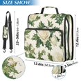 thumbnail image 3 of WOBOGO White Roses and Holly Leaves Ring Binder Bag 1.5in Folder Organizer with Shoulder Strap for 13Inch Laptop and 500 Sheets of Paper, 3 of 8