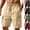 Khaki, variant on Plus Size Cargo Shorts Mens Summer Combat Half Pants Casual Summer Work Shorts Lightweight Jogging Bottoms Solid Color Workwear Short Sweatpants with Multi Pockets M-5XL