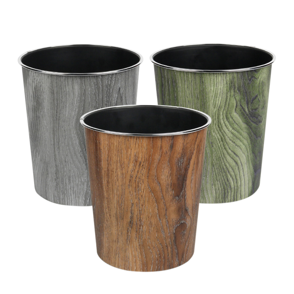 OUNONA Trash Can Bin Waste Holder Rubbish Storage Garbage Container