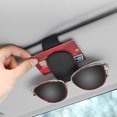 thumbnail image 1 of Soporte Universal para gafas de coche, Clip para visera de PU, Clip para gafas de sol para visera de coche Ndcxsfigh Accesorios para autos y motos, 1 of 9