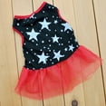 thumbnail image 3 of SPRING PARK Cute Pet Puppy Small Dog Star Pattern Gauze Tutu Princess Dress Skirt Clothes Apparel Costume, 3 of 7