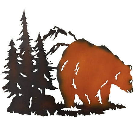 Collections Etc Woodland Animals Metal Wall Art Silhouettes Decor