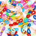 thumbnail image 4 of 50Pcs Eye Glasses Spectacle Chain Strap Holder Loop silicone eyeglass Ends Mixed color, 4 of 9