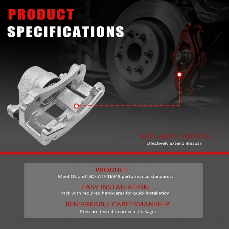 GAIASURGE Rear Disc Brake Caliper Replacement For 2006-2007 Cadillac GAIASURGE Rear Disc Brake Caliper Replacement For 2006-2007 Cadillac