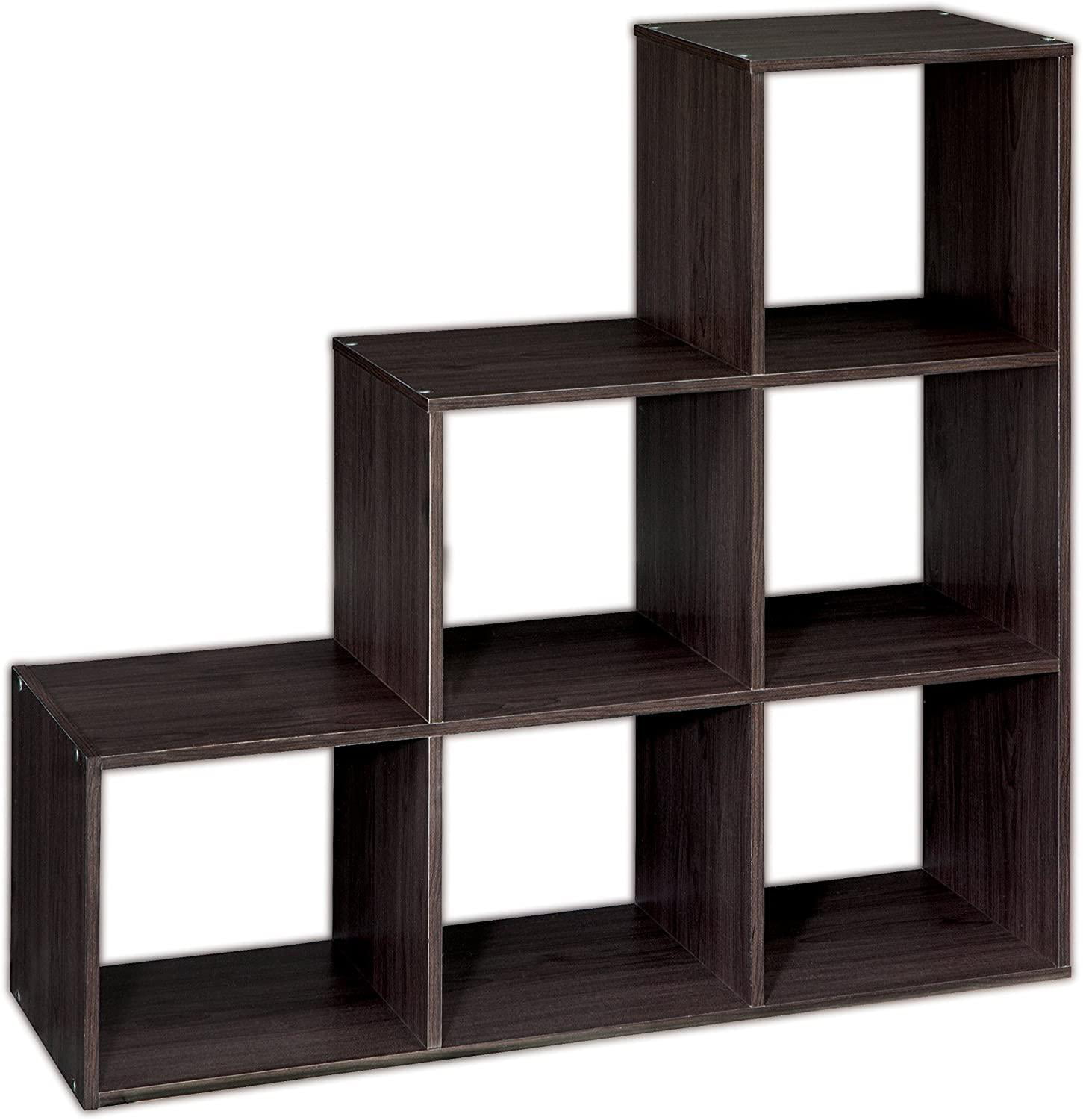 Laura James 4 6 Cube White Bookcase Wooden Display Unit Shelving Storage Bookshelf Shelves 6 Cube, White