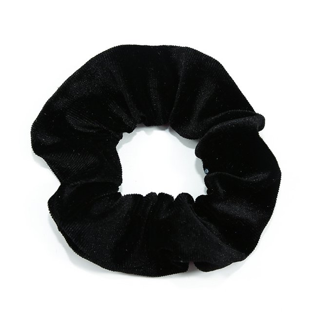 Anillo para el pelo de intestino grueso de cerdo de terciopelo europeo y americano, accesorio para el cabello, anillo para el pelo de felpa multicolor simple