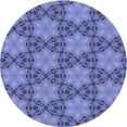 thumbnail image 1 of Ahgly Company Indoor Square Patterned Sky Blue Dress Blue Area Rugs, 3' Square, 1 of 6