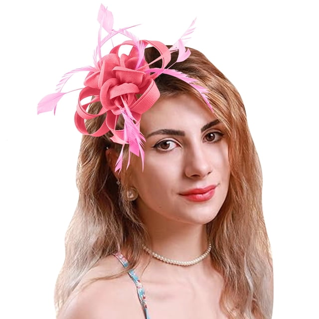 UJNDER Chapeaux de Fête pour Femmes, Accessoires de Cheveux, Rouge Melon D\'eau