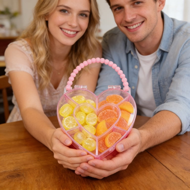TAROFISH Valentine Candy Jar, Snackle Box, Lunch Box and Snack
