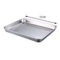 thumbnail image 2 of Stainless Steel Cake Pan, 26X15 in, Bread Pans for Homemade Bread, Stainless Steel Cooking Sheet, Stainless Steel Bakeware, Baking Sheets for Oven, 1 Pc, Silver, 2 of 2