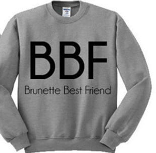 blonde and brunette best friend hoodies