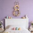 thumbnail image 6 of YingYouFu Easter Bunny Ear Wreath, Illuminated Decorative Vine Wreath, LED Lighted Rabbit Ear Shape, Indoor Outdoor Festive Home Decor, Spring Party Decoration, 6 of 6