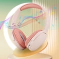thumbnail image 3 of Bluetooth Headphones Over Ear,65H Playtime and 6 EQ Music Modes with Microphone,HiFi Stereo Foldable Lightweight Wireless Headset,Deep Bass for Home Office Cellphone PC Etc., 3 of 7