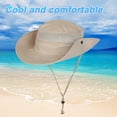 thumbnail image 3 of Cheers US Sun Hat for Men/Women Summer UV SPF Waterproof Boonie Hat for Fishing Hiking Garden Safari Beach, 3 of 7