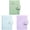 Grren,Light Violet,Light Blue, variant on 3 Pcs A7 PU Leather Notebook Set, 4.3x3.1 Inch Motivational Embossed Lined Pocket Mini Journal, Portable Daily Planner Notebook for Work Office & Gift, Pink