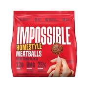 Impossible Meatballs Made From Plants Homestyle Frozen Pack, 14 oz