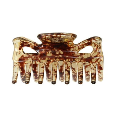 Practical Durable Woman Bath Hairclip Hair Clamp Claw Barrette - Light Coffee