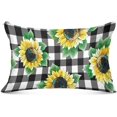 thumbnail image 3 of GZHJMY Sunflower King Pillowcase Super Soft Cozy Plush Pillow Case with Zipper for Sofa Bed Couch, 20 x 40 Inch, 3 of 7