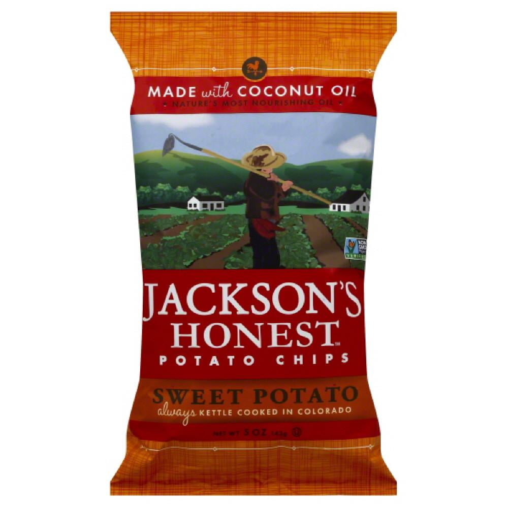 Jacksons Honest Chips Sweet Potato & Cocounut Oil, 5 OZ (Pack of 12