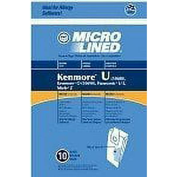 Compatible with Kenmore 36 Type U Allergen Filtration Vacuum Bags Vacuums, 54322