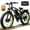 Black-Green, variant on (US in Stock)Peak 6000W Dual Motor Ebike , 45-50MPH Electric Bike for Adults, 60V 25AH Battery 100Miles Range Ebike, 26Inch Fat Tire Fast Electric Bicycles for Snow Off-Road Commuter Mountain E-Bike