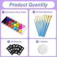 thumbnail image 3 of Kit de pintura facial y corporal UNIFULL 22 colores para Halloween, 3 of 9
