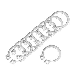 uxcell 49mm External Circlips C-Clip Retaining Shaft Snap Rings 304  Stainless Steel 20pcs