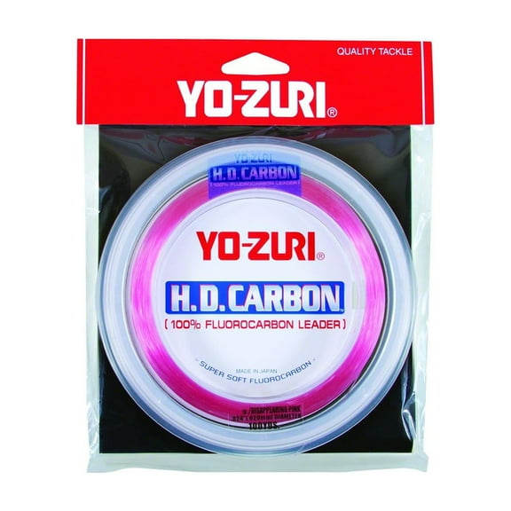Yo-Zuri HD Pink Fluorocarbon 80lb 100yd Fishing Line