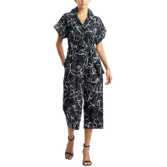 Natori womens Flower Stencil Jumpsuit, XL